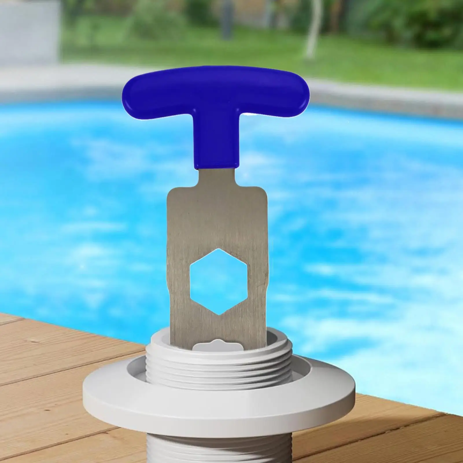 Herramienta portátil para quitar el asiento de la bomba de piscina, solución de mantenimiento y reparación, llave para desmontar e instalar la bomba de reflujo de spa y piscina