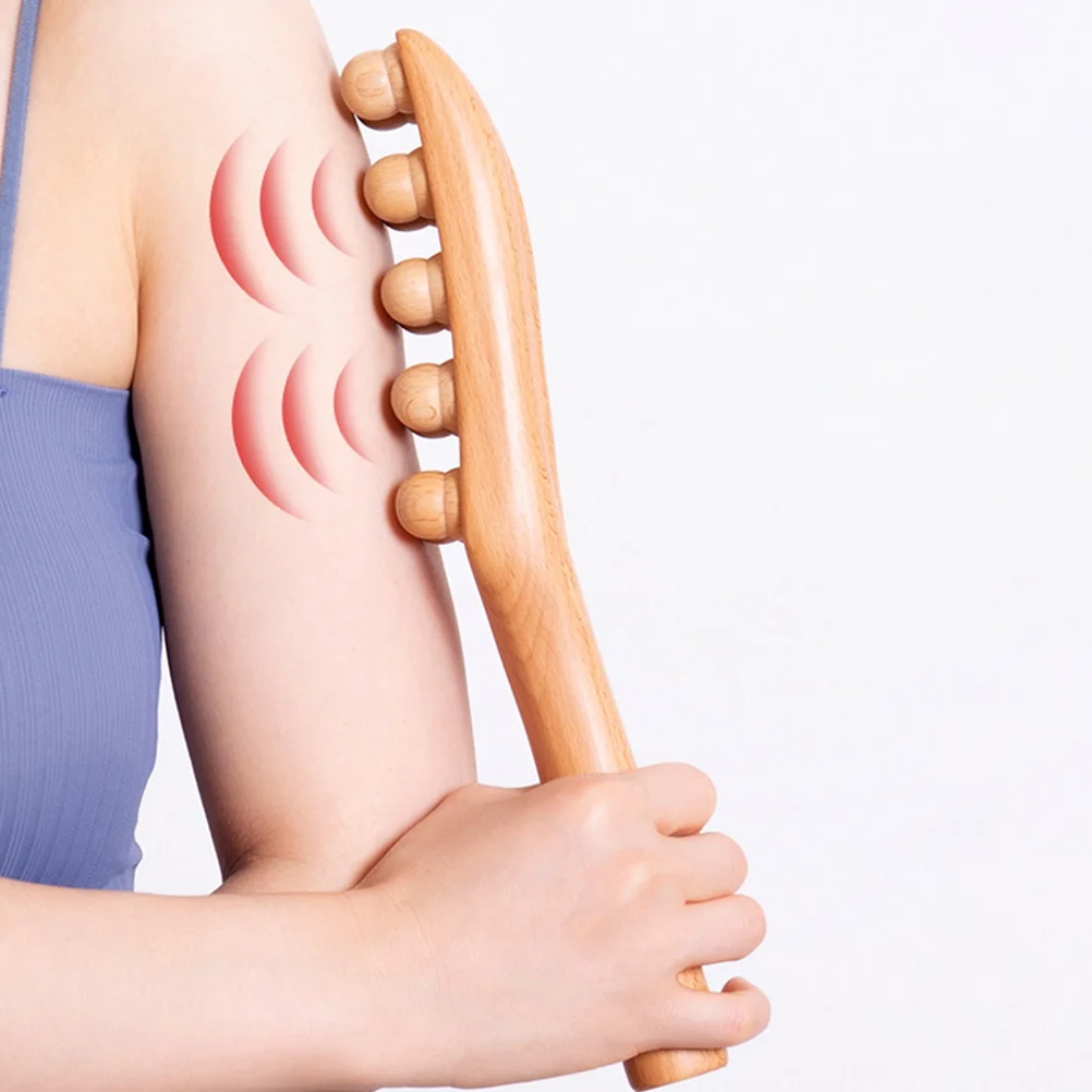 

Деревянные массажные инструменты, деревянный молоток Гуа Ша для тела, ручная массажная палочка, инструмент для дноуглубления меридиана всего тела, портативный для домашнего офиса, автомобиля