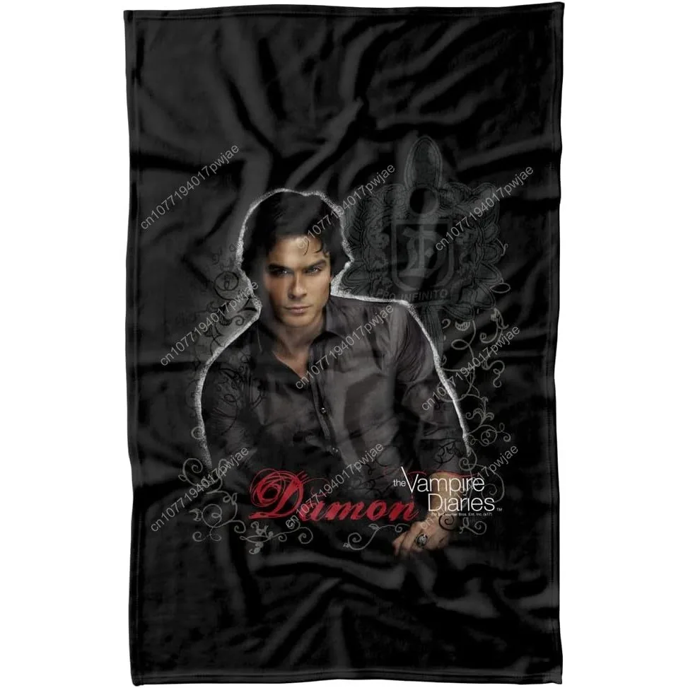 LOGOVISION Vampire Diaries Damon Fleece Custom blankets