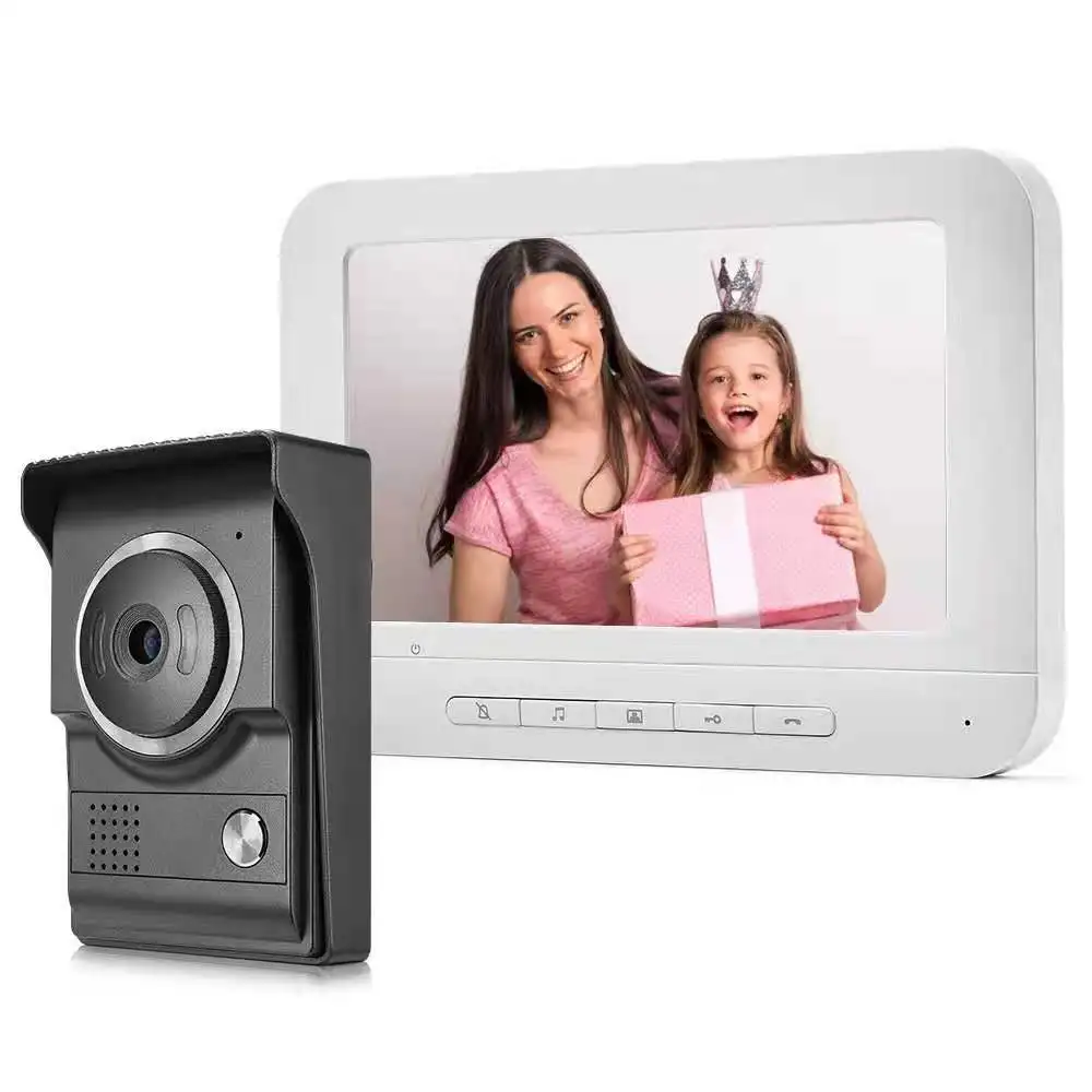 7Inch IPS Screen  Wired Intercom Video Door Phone XSL V70h-M4 Door Access Control System