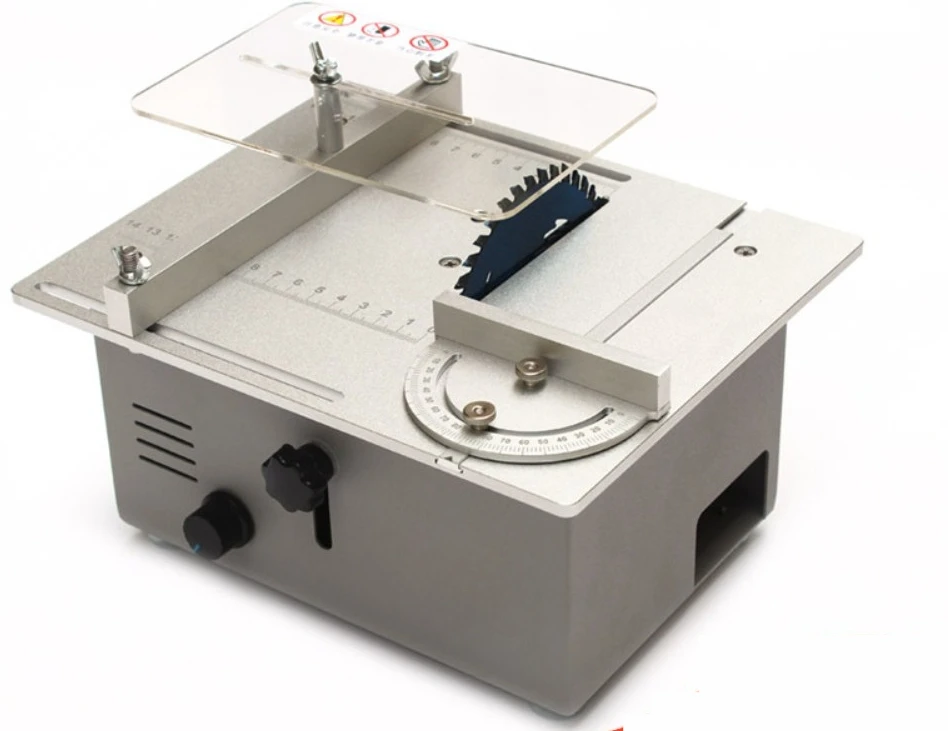 Portable Mini Woodworking Table Saw 360W Power Efficient Cutter For Small Household Processing Projects