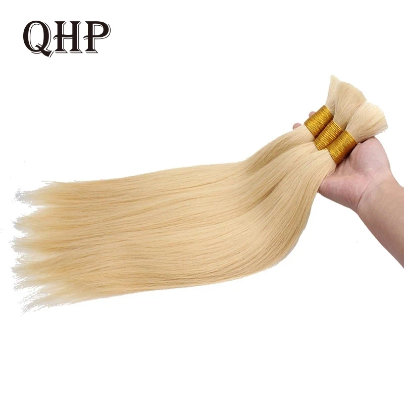 Straight Bulk Human Hair For Braiding No Weft Original Mega Hair Extensions Natural Brazilian Remy Hair Bundles 50g 100g 12-30”