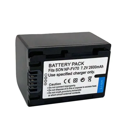 ，。for Sony NP-FV70 Camera FV100 FV50 Lithium Battery CX680 VG30 VG20 Charger，。