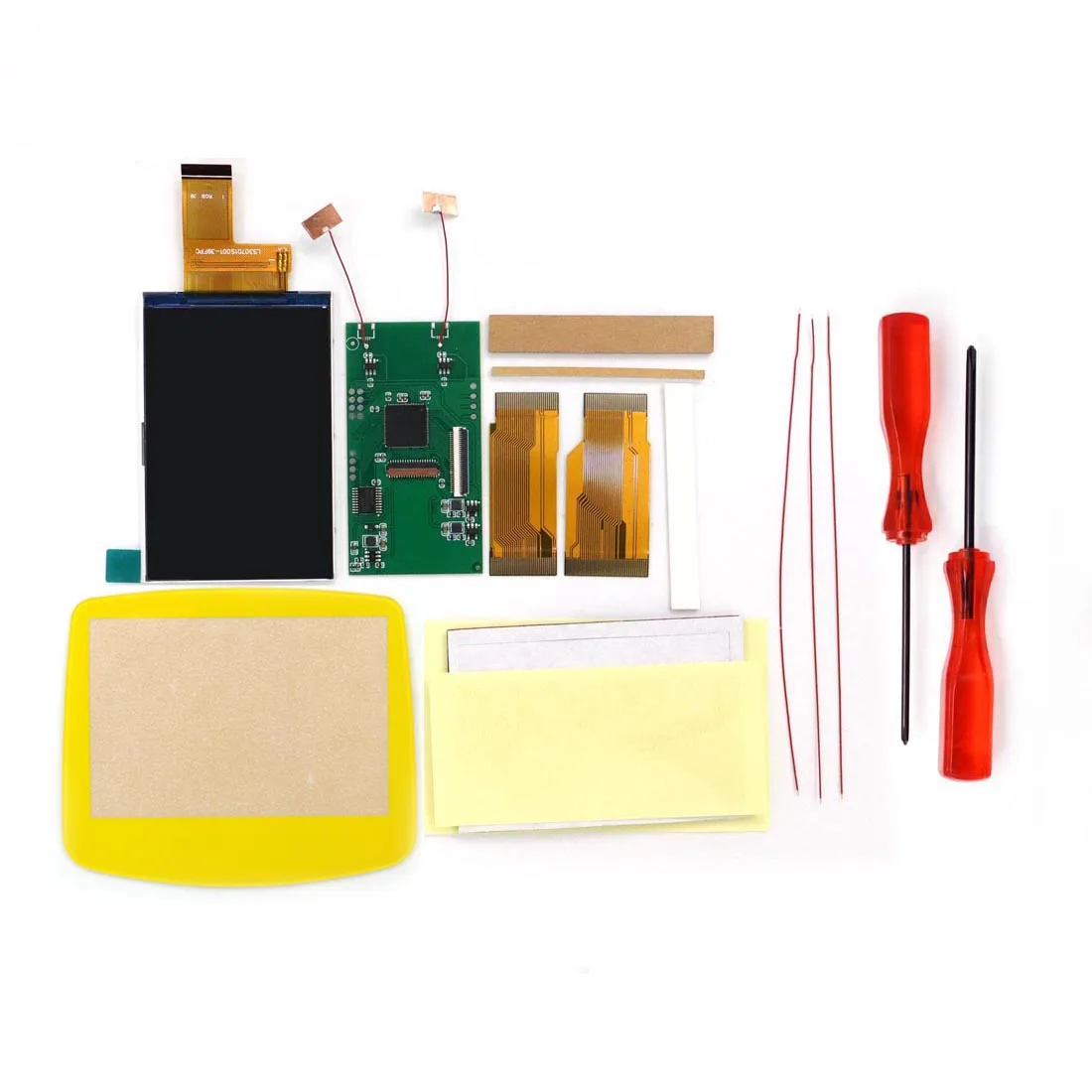 HISPEEDIDO 3.0'' Desaturation IPS LCD V5 Screen For GBA Cut-free shell High Brightness Kit Support Pixel Menu For Gameboy Advanc image 3