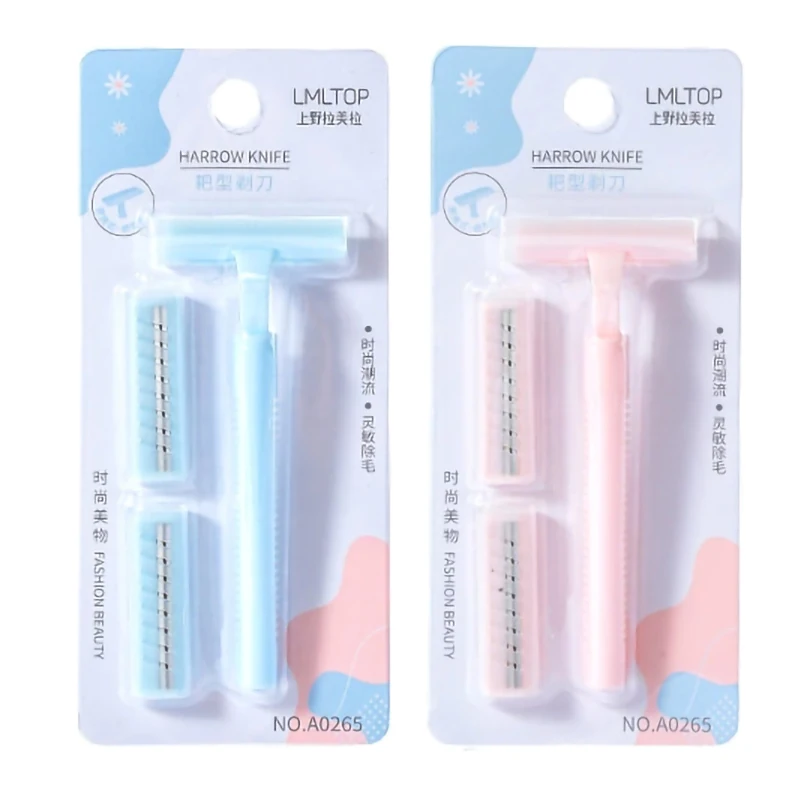 

Women Safety Razor Face Arm Leg Hair Machine for Shaving Shaver 2 Layers Razor Blades Barber Shaving Razor