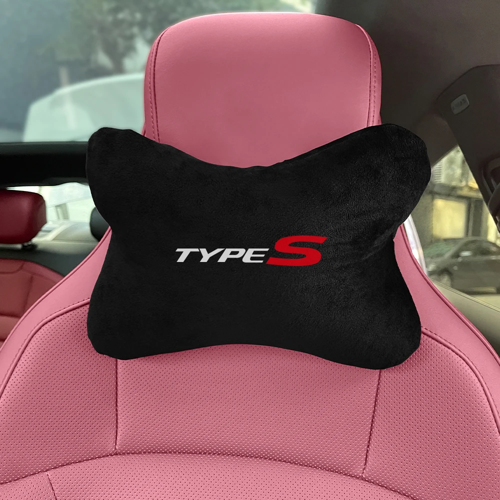 Car Seat Headrest Neck Pillows Neck Protective Cushion Support Automobile Interior Accessories For Honda Civic Type R Type S