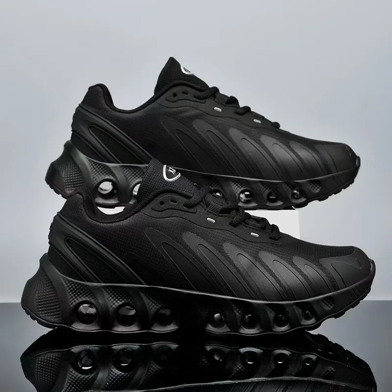 2025 أحذية الجري الرياضية للرجال ماراثون وسادة هوائية قابلة للتنفس خفيفة الوزن للرجال في الهواء الطلق أحذية رياضية لكرة السلة والركض والسباق