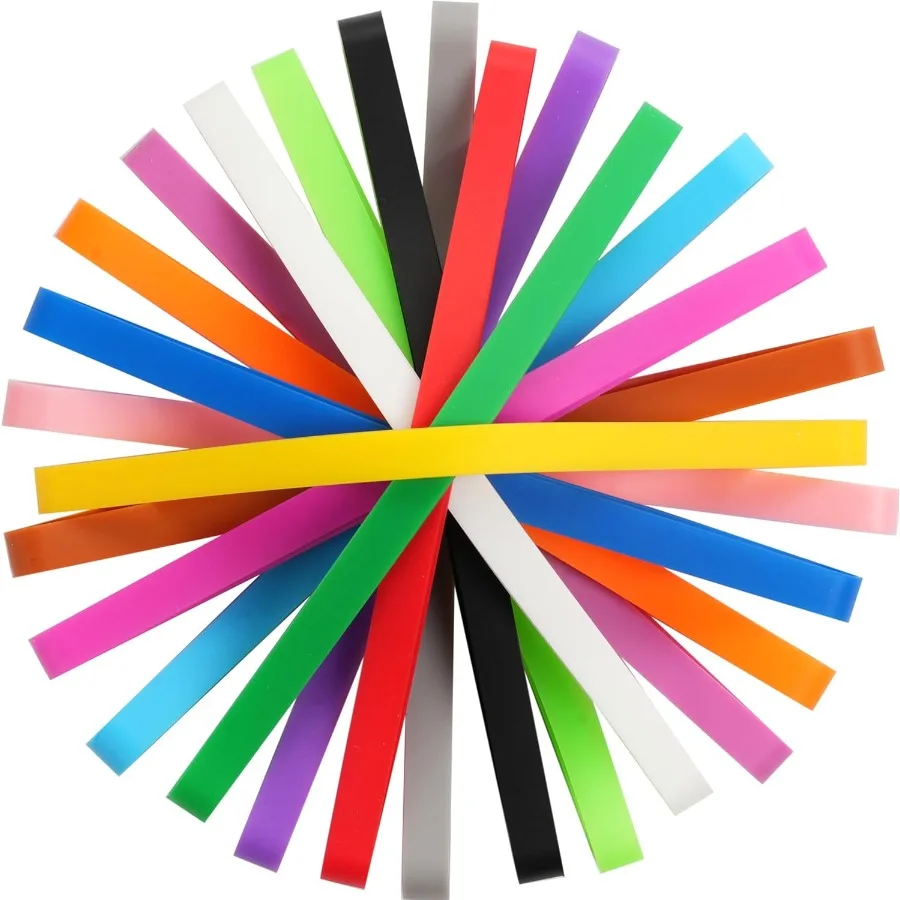 

Rubber Bands Silicone 15 Pcs 5.5ih Elastic Bands for Notebook Books Cng Wrapping Rubber Bands Boxes Wraps Office Supplies