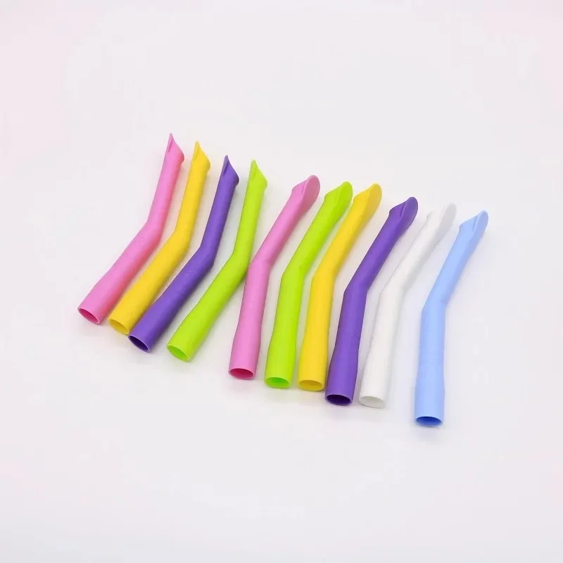 Dental Suction Tips 50Pcs Autoclavable Duckbill Evacuation Aspirator