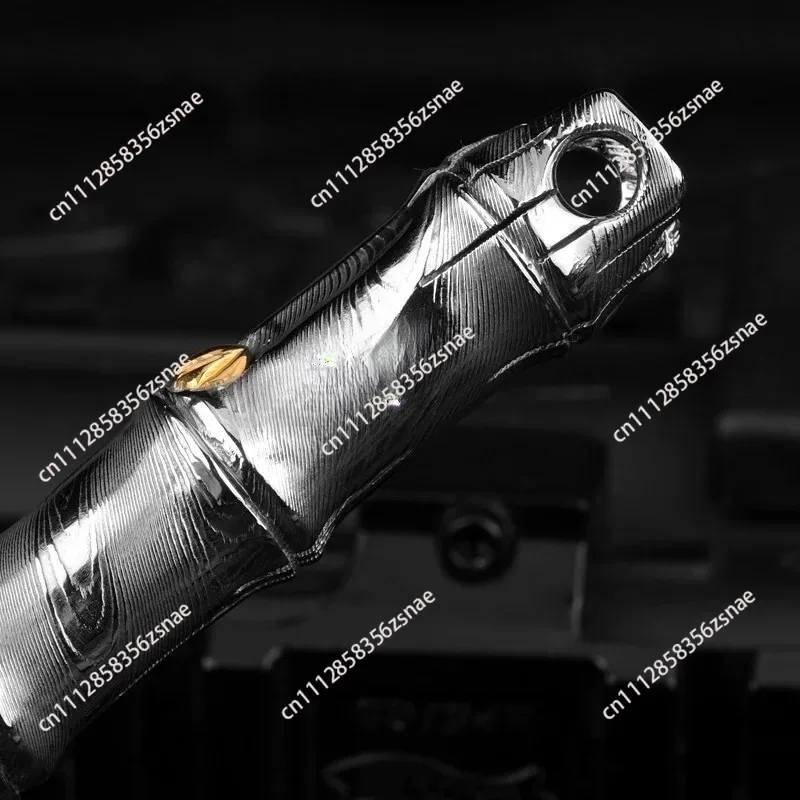 Damascus, hand-carved limited edition bamboo edc play edc gifts Merry Christmas