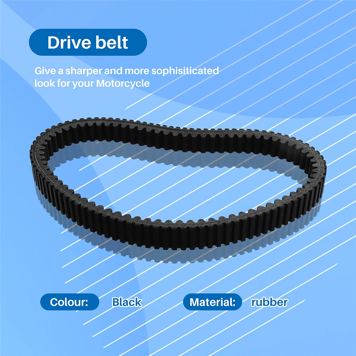 Motorcycle Drive Belt Transfer Belt for Yamaha 400 450 Grizzly 5GH-17641-00 5GH-17641-10 3C2-17641-00