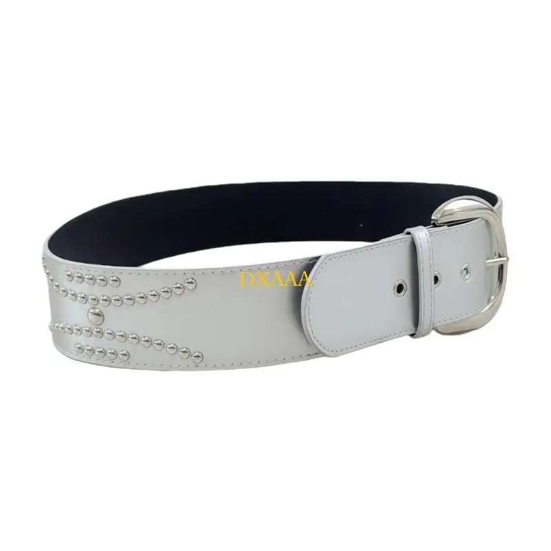 DXAA Rocker Adjustable PU Hip Hop Charm Strap For Women Daily Wear Jeans