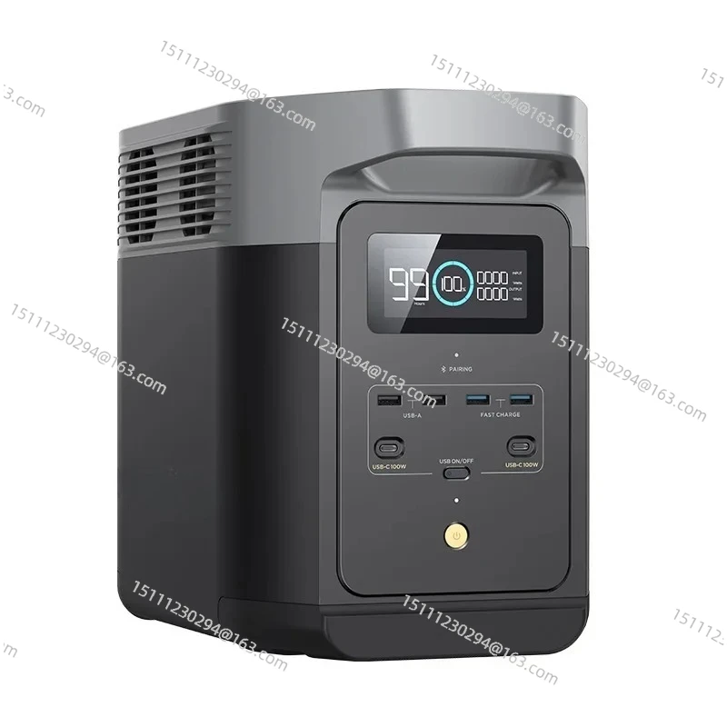 1800W Portable Power Station, 2000Wh Rechargeable Solar Generator for Home Backup & Outdoor Camping