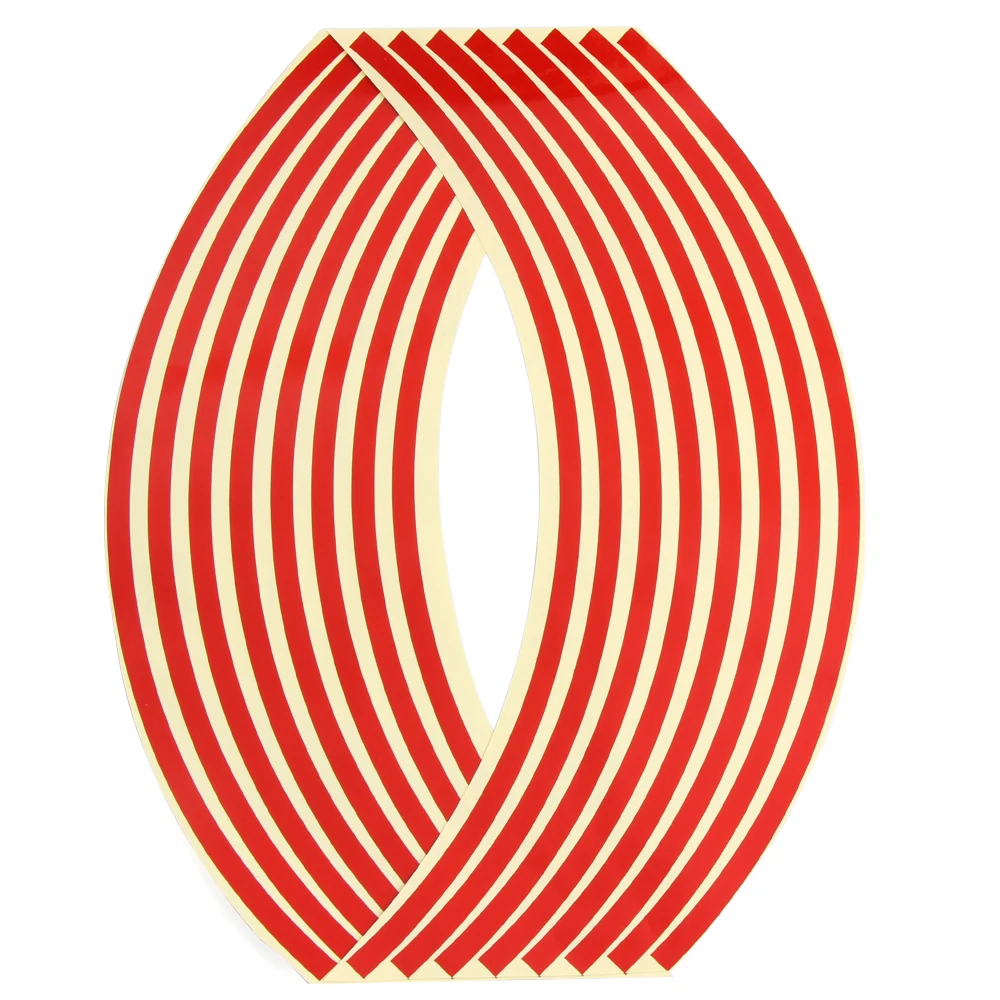 Car Strips Wheel Stickers And Decals for ssangyong actyon opel zafira a jaguar xf seat leon 5f sorento passat b8 - view 2