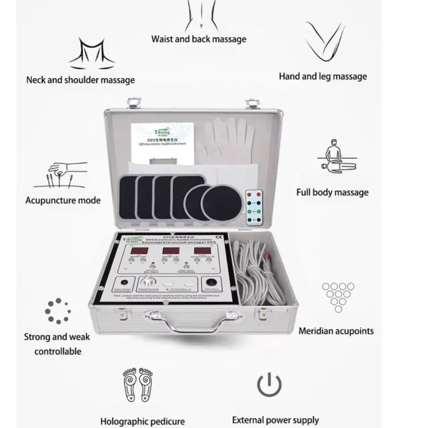 Multifunctional dds bio-electric wellness device with full-body massage accessories suitable for home and salon use