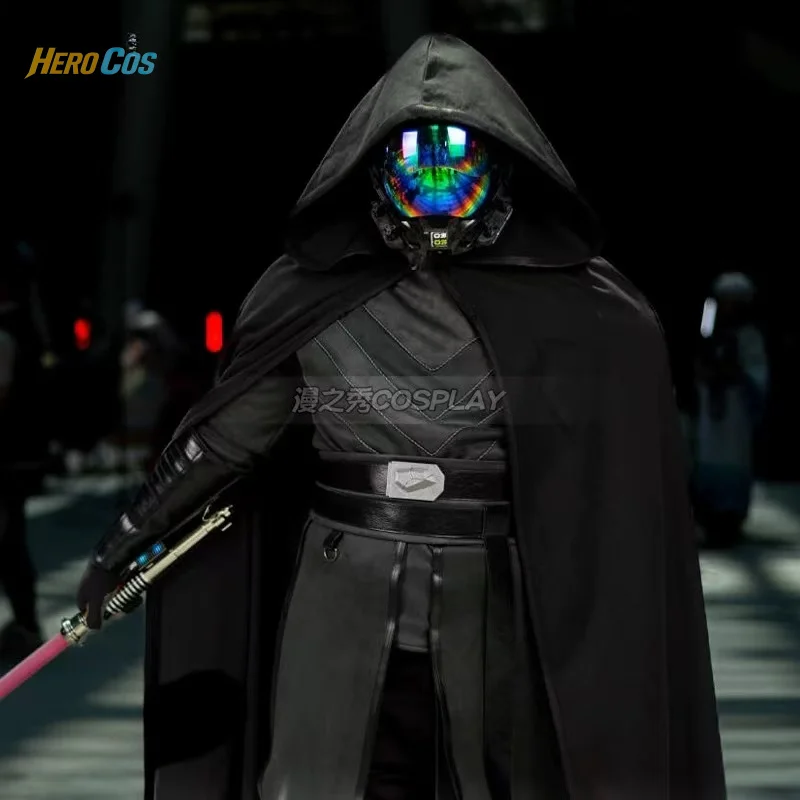 

Star Baylan Skoll Cosplay Costume Halloween Men's Fantasy Uniform Gloves Coat Props Shoes Accessories Set HERO Cos