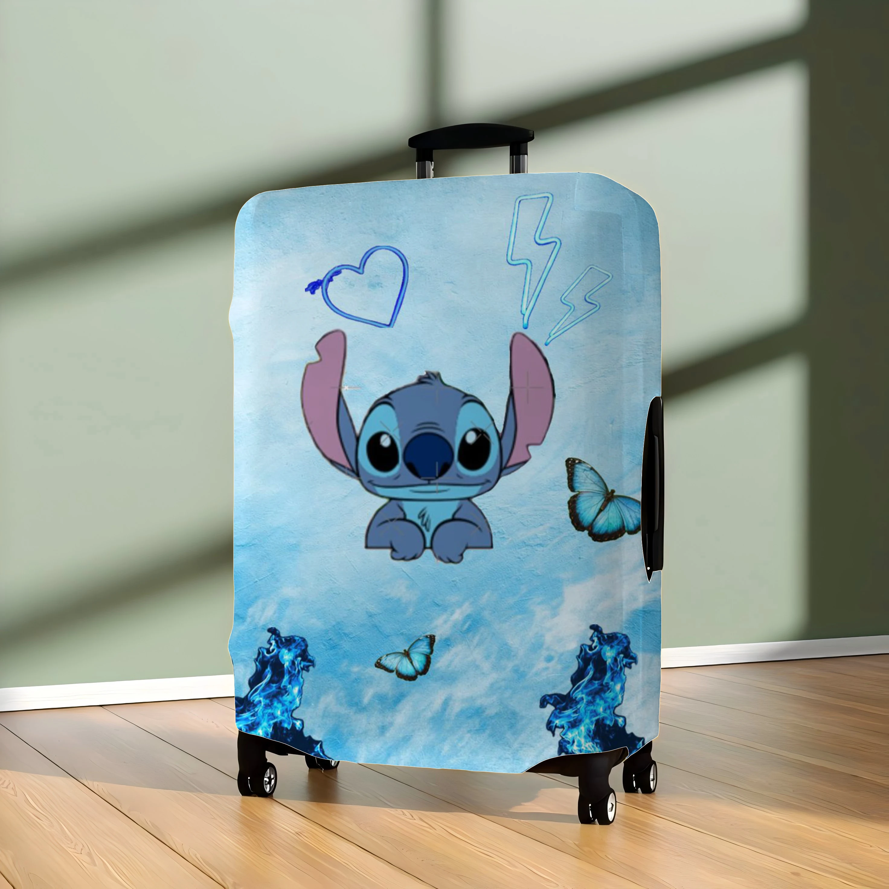 Storage Bag Luggage Protective Cover Disney Suitcase Case Stitch Covers Suit Trolley Protector Traveling Travel Accessories For