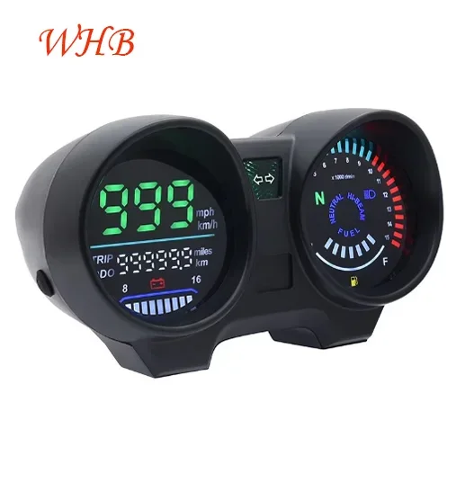 2024 NEWEST Motorcycle RPM Meter Speedometer Digital Dashboard Electronics Panel Fit For Brazil TITAN 150 CG150 Fan150 2010 2012