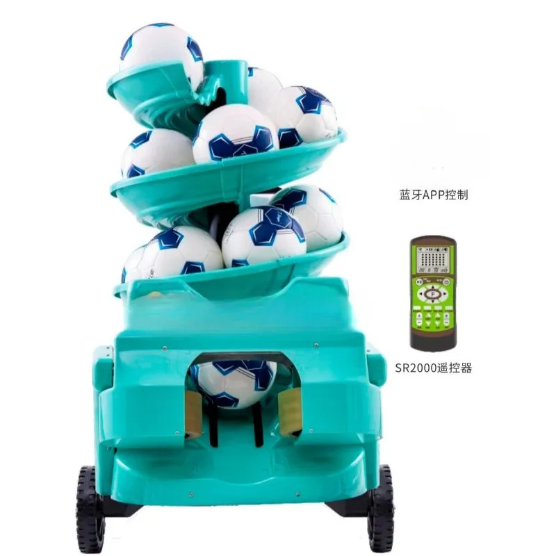 Single-person automatic intelligent football service machine, training launch equipment