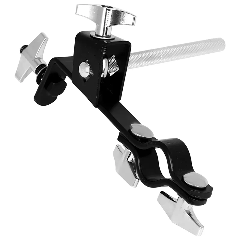 

AS98-Cowbell Holder Clamp Bracket Drum Tambourine Support Clip Multi-Function Stand Expansion Clip For Percussion Instrument