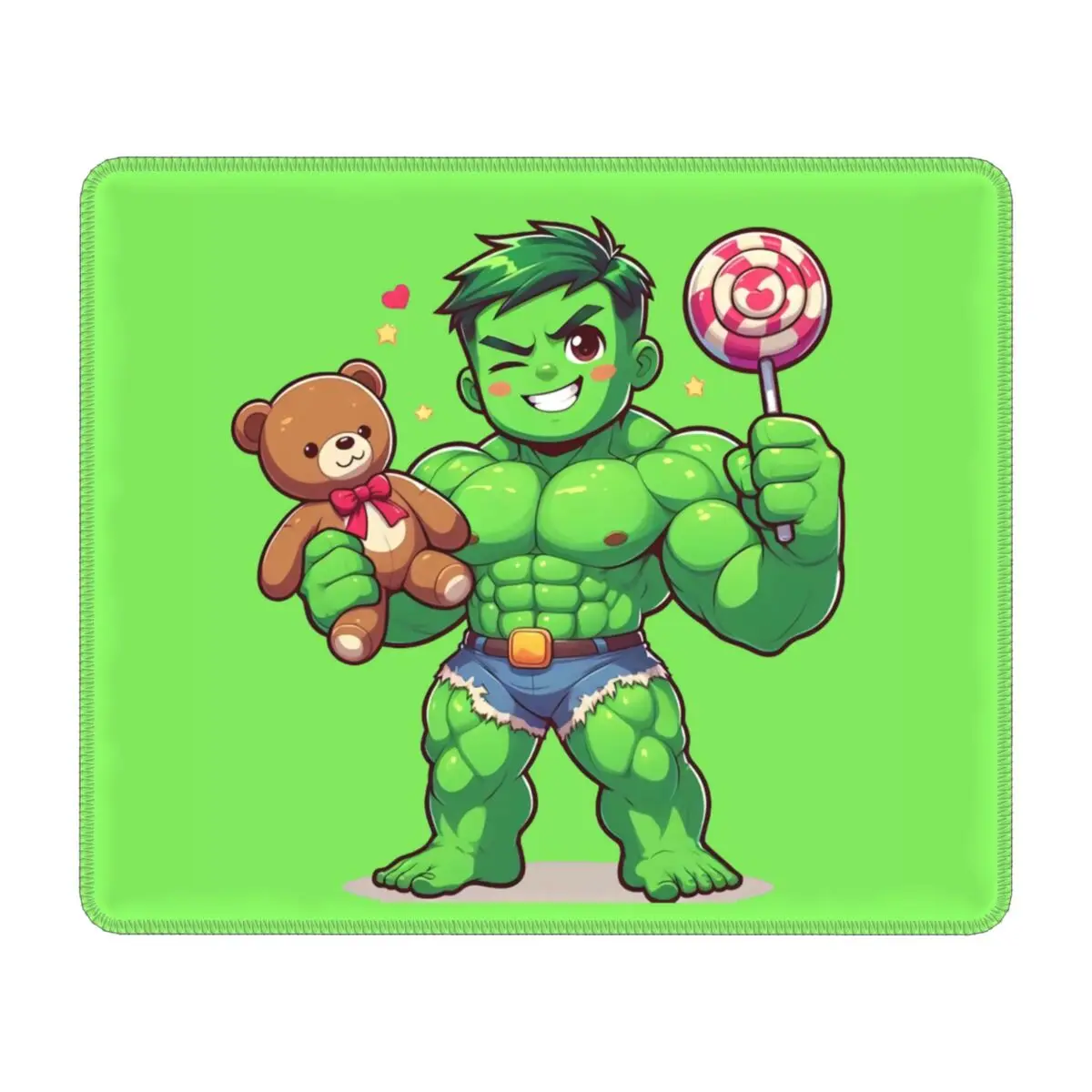 Custom Hulk Mouse Pad, antiderrapante, base de borracha, Gamer Mousepad, Cartoon Office Desktop Mat