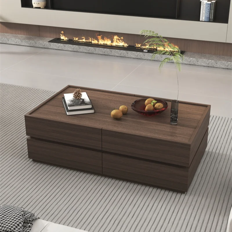 

Simple Modern Solid Wood Design Originality Tea Table Nordic Living Room Home Light Luxury Small High-end Apartment Furniture