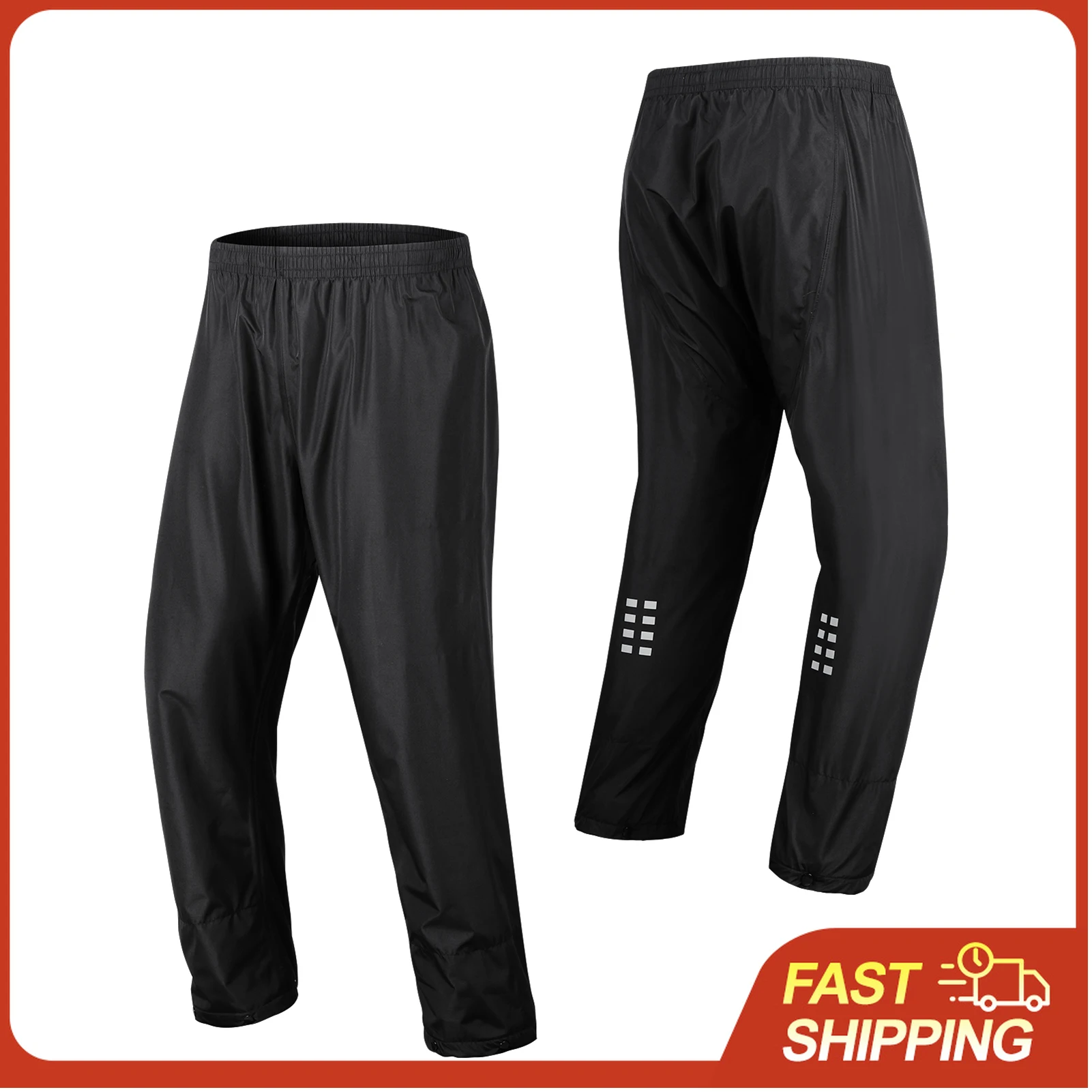 

Cycling Sports Breathable Split Rain Pants Windproof Outdoor Pants with Shoe Covers Rain Pants with Shoe Covers