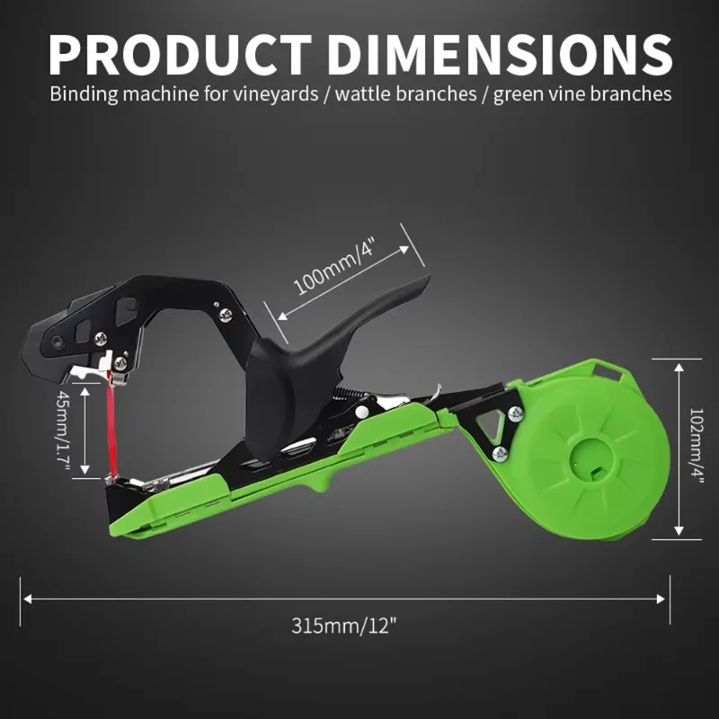 Garden Hand Tying Machine Plant Lightweight Garden Tools Plant Tape tool for Vegetables Grapes Tomatoes Cucumbers Garden Tools