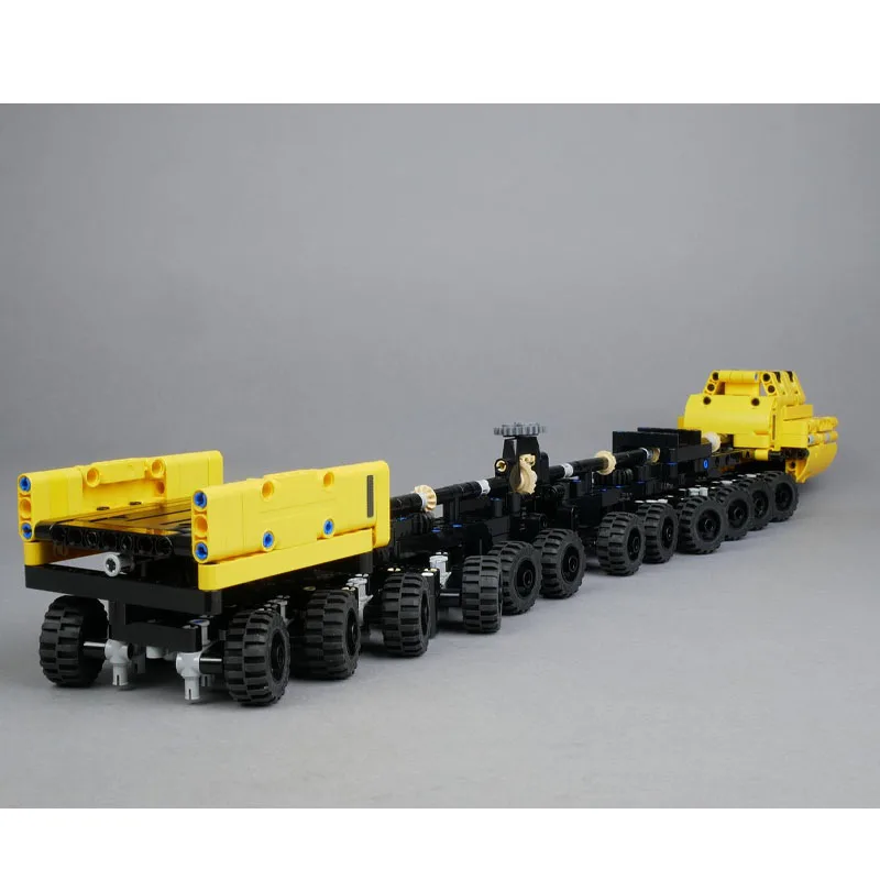 MOC-173271 City Classic Cargo Transport Trailer Building Block Model, 737 Parts, Boys' Children's Birthday and Christmas Toy