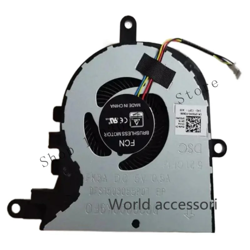 WYORESY New CPU Fan for Dell Inspiron 17-3780 3793 5770 Vostro 3580 3590 3591 3593 Series 0FX0M0  DC28000K9D0 DFS1503055P0T FK3A