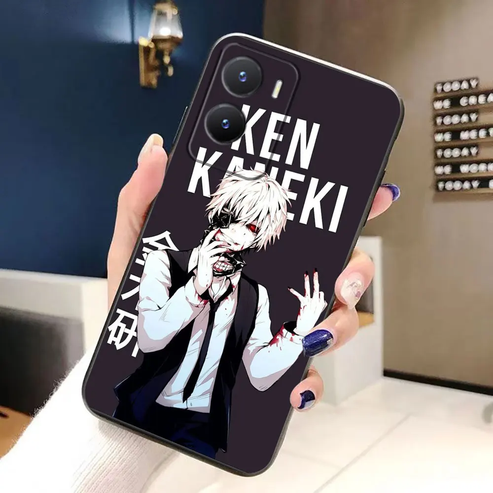Tokyos Ghouls Kanekis Ken Phone Case For VIVO V60 V50 V40 V17 V20 SE V21 V23 V23E V25 V25E V27 V27E V29 V29E V30 Case Capa Cover