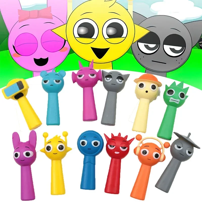 

3-3.2 Inch Sprunki Figures Game Sprunki PVC Model Dolls Decoration Figurines Toy Birthday Ornament Christmas Gifts
