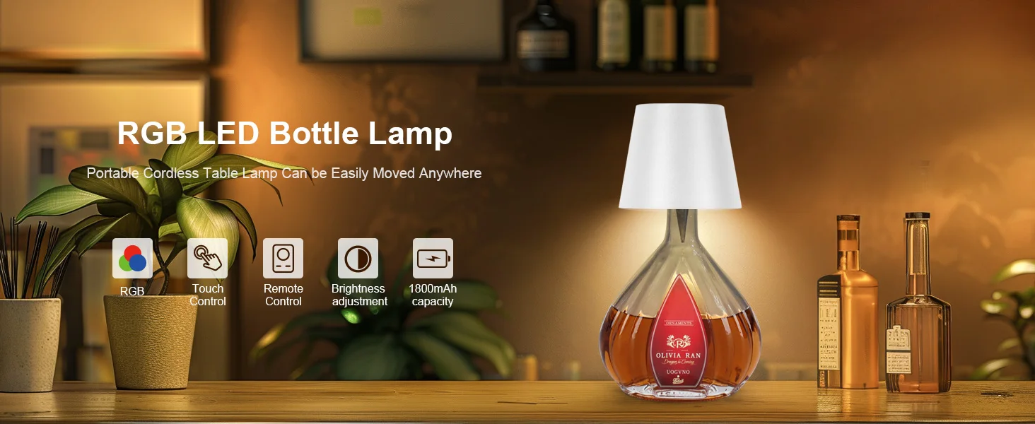 Wireless Bottle Lamp