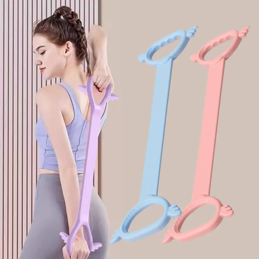 Arm Back Shoulder Exercise Stretcher Yoga Pilateselastic Band Elastic Rope Portable Open Shoulder Beauty Back Fitness