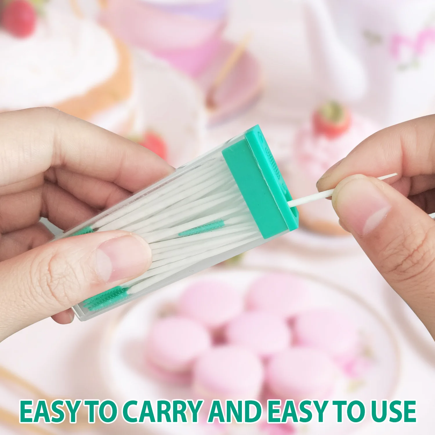 100 قطعة/الحزمة سيليكون بين الأسنان فرش الأسنان المسواك فرشاة الأسنان بين الأسنان مع موضوع أدوات تنظيف الفم العناية بالفم #4