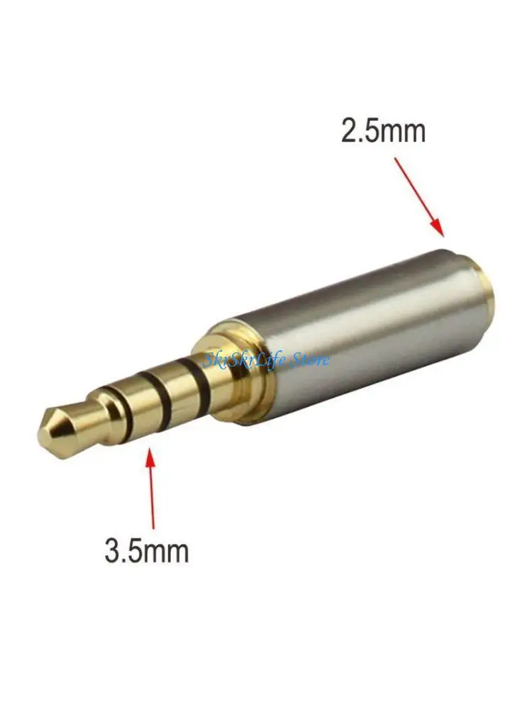 E65E 3.5mm Adapter 3.5mm Male To 2.5mm Female Headphone Adapter Converter