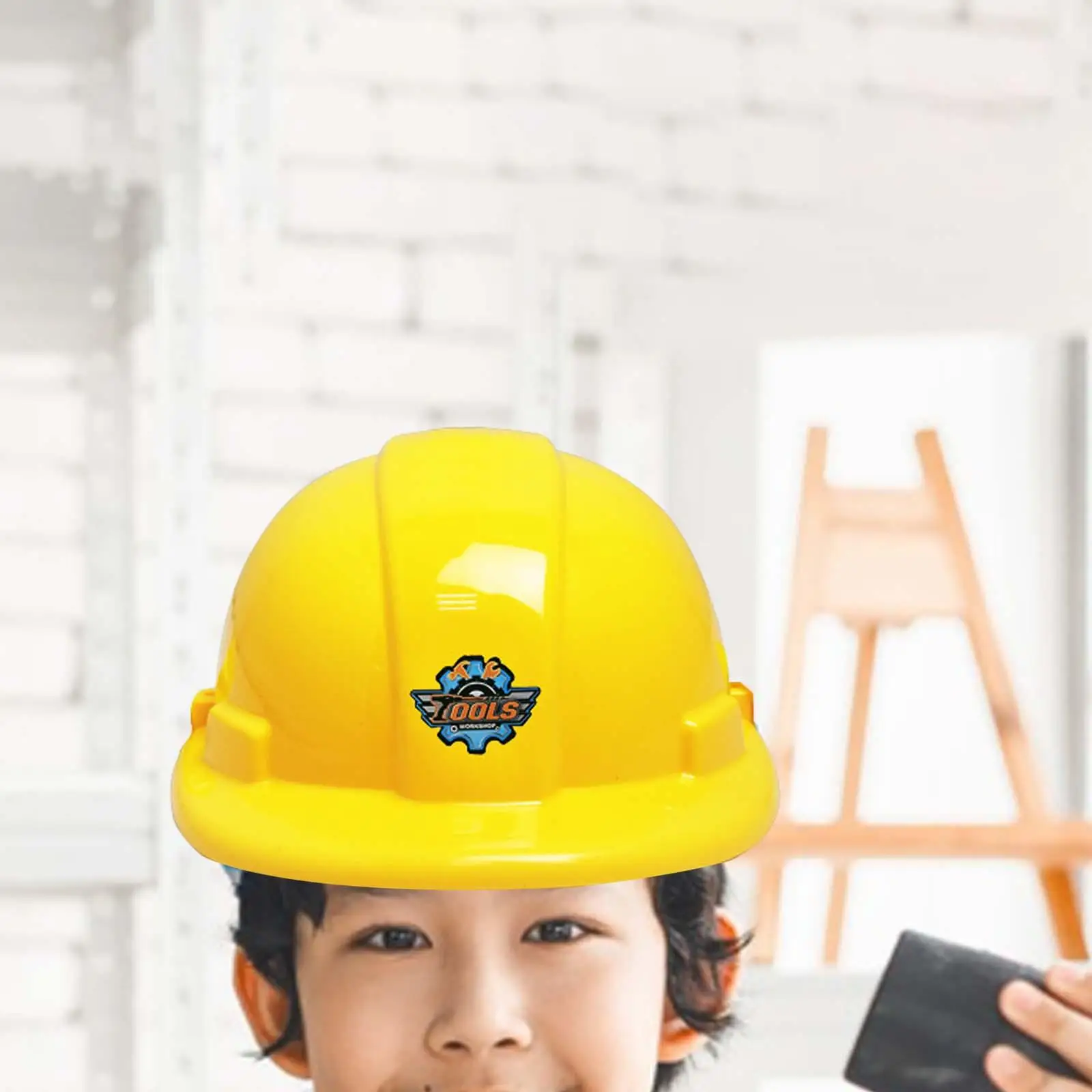 Kids Construction Hat Educational Realistic Toy Construction Worker Helmet for