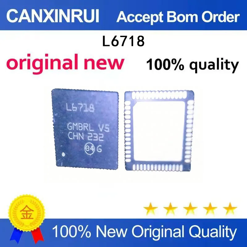 

(5-100 Pieces) Brand new original L6718 L6718TR QFN