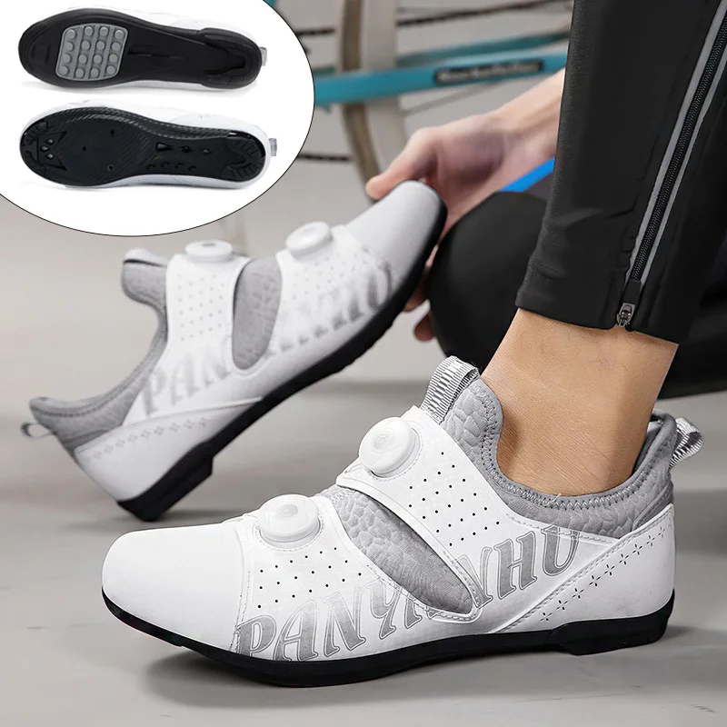 

Новые велосипедные кроссовки с плоской педалью, велосипедная обувь, мужская обувь с шипами, вентилируемая обувь для горного велосипеда, обувь с замком для гонок