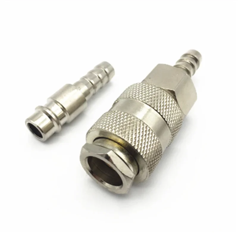 5 Sets 6mm 8mm 10mm fittings Quick push in connector High pressure coupler work on Air compressor High-quality EU standards