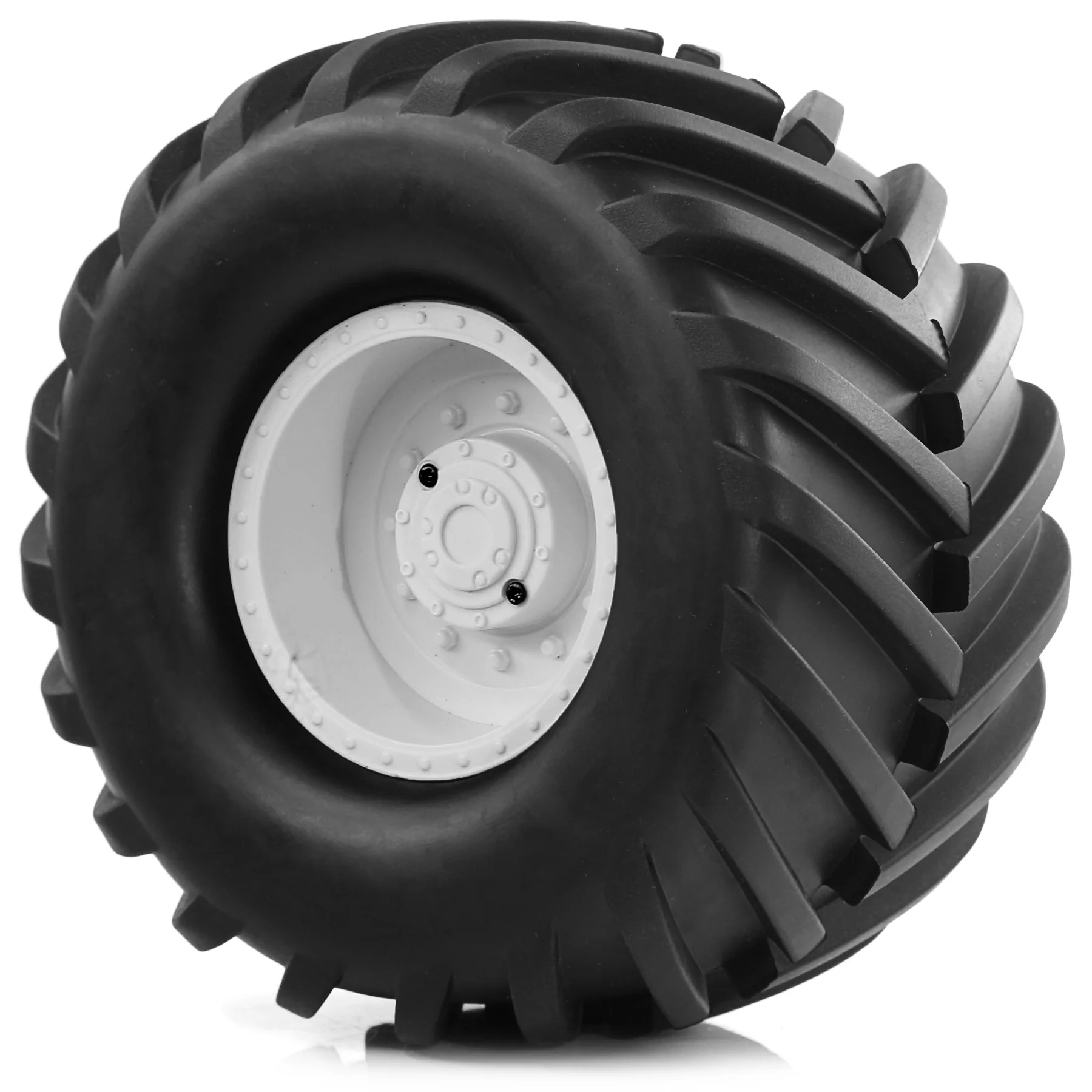 4PCS/RC Wheel Rim&Rubber Tires for 1/10 RC Monster Truck Car Tamiya HSP HPI Kyosh HPI Tamiya Kyosho RC Car - Image 5