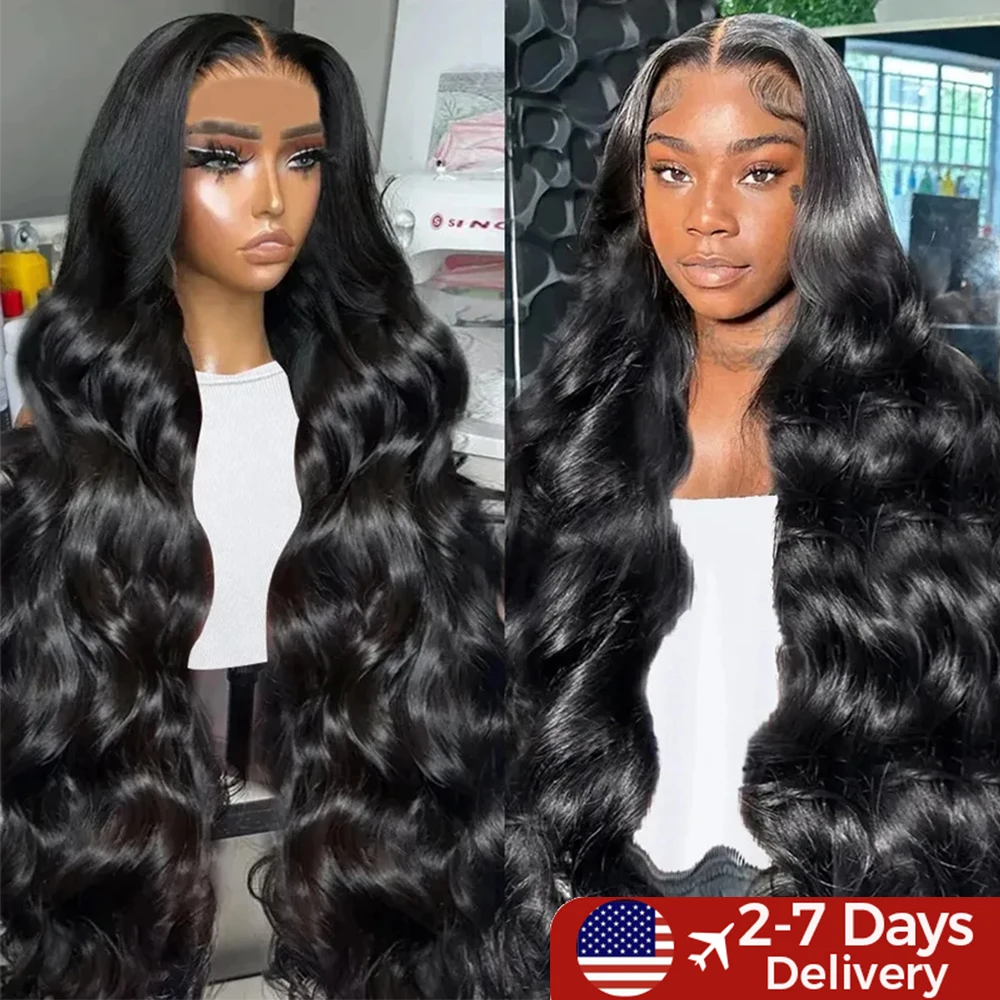 Glueless Body Wave Bob Wig Lace Front Human Hair Wigs 13x4 Short Bob HD Transparent 4x4 Closure Lace Frontal Wig For Women