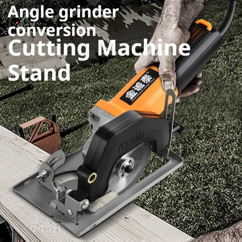 Anti-slip Angle Grinder Cutting Machine Base Labor-saving Adjustable Guide Rail Base Stand Multi-Material Cutting Accessories
