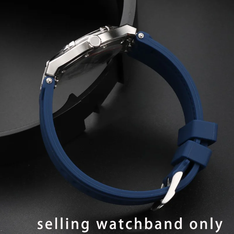 ل موريس لاكروا AI1108 أيكون سلسلة سوار AI6008 حزام ساعة سيليكون AI6007 AI6038 AI6058 6006 الإفراج السريع شريط مطاطي #3