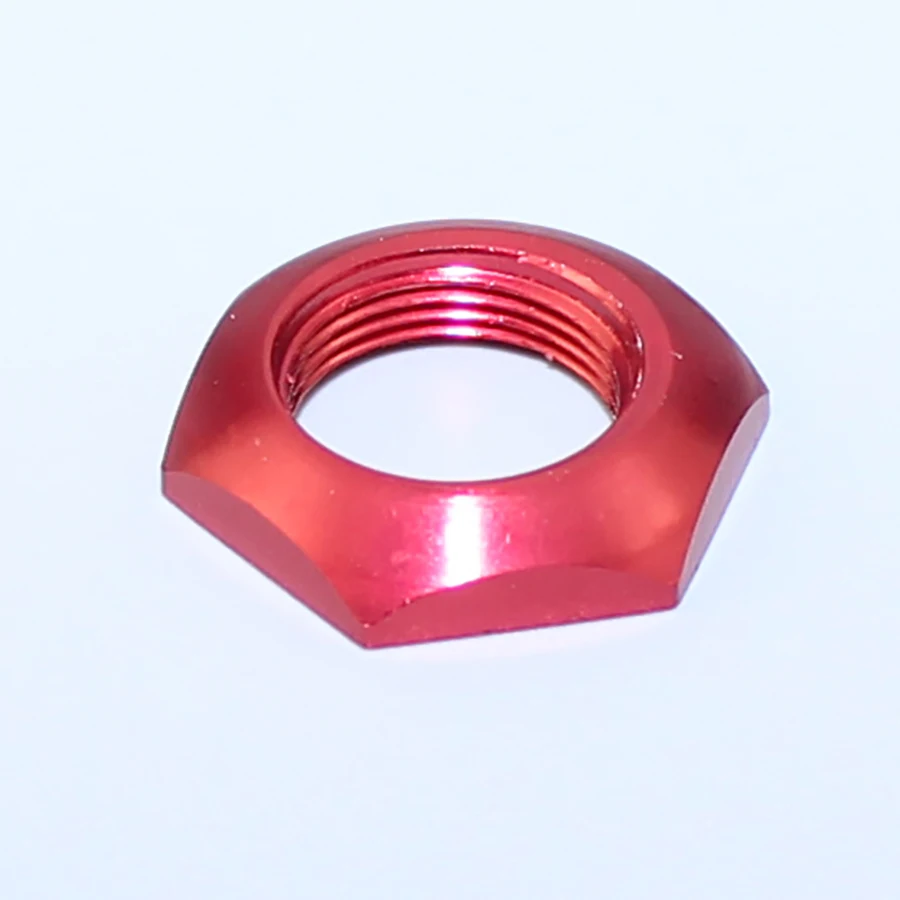 6PCS Colorful Aluminum Nut Red/Green/Blue/Yellow/White/Purple For 3PDT M12 Stomp Pedal Foot Switch PBS-24 Series