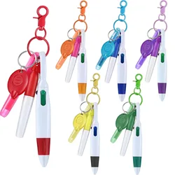 1 Set 5pcs Keychain Nurse Pen Set Keyring ballpoint pens led flashlight marker pens Multi