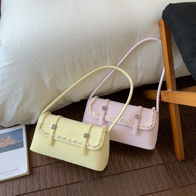 

Summer Underarm Bag For Women Trendy Large Capacity Shopping Shoulder Pack Elegant Daily Commute Traveling Tote Bags