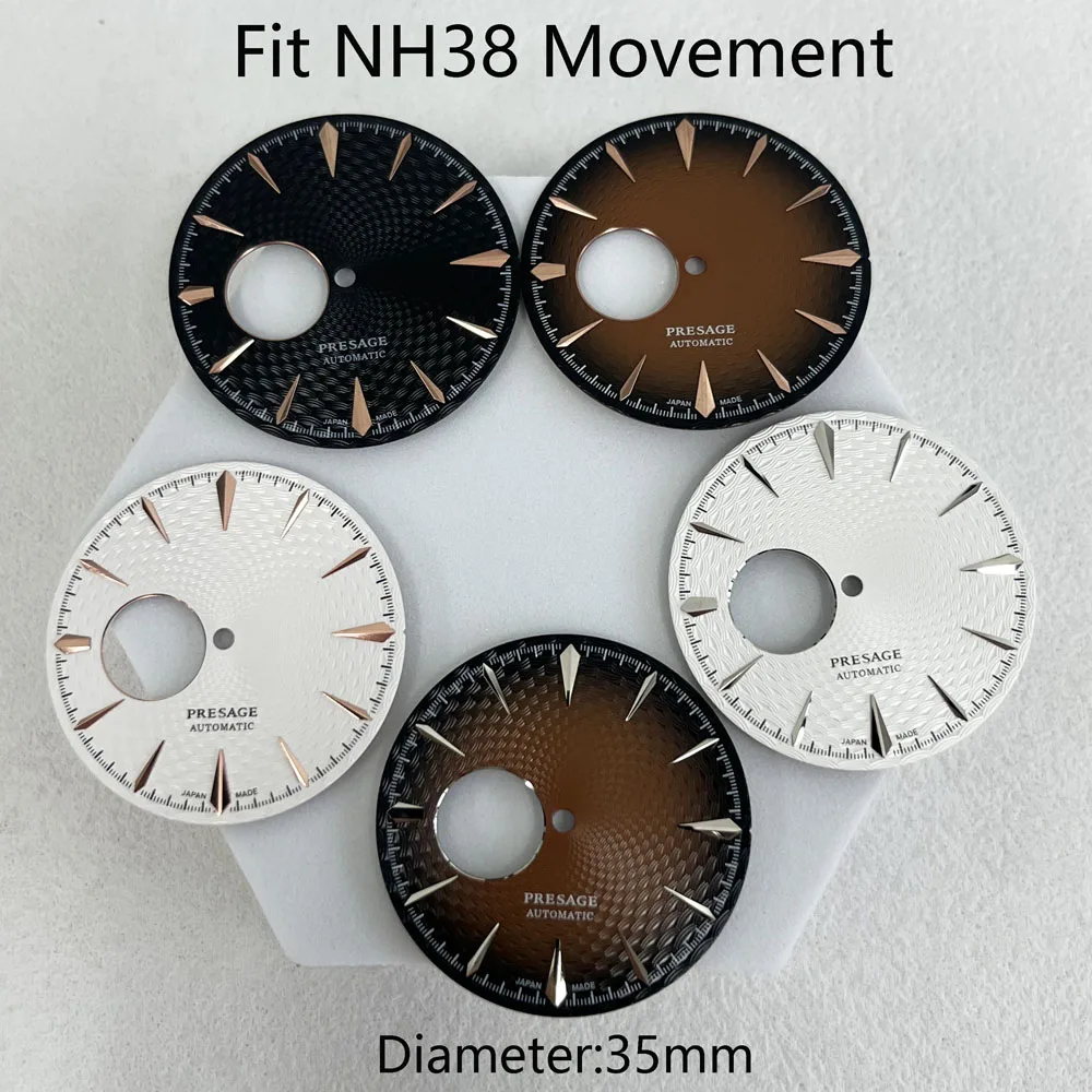 قرص بضغط 35 ملم NH38 عقارب مناسبة لساعات الحركة الميكانيكية الأوتوماتيكية NH38 اليابانية SSA407J1