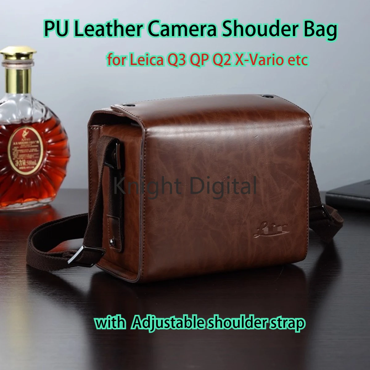 بو الجلود حافظة كاميرا حقيبة كتف غطاء الجسم صندوق ل لايكا Q3 QP Q2 X-Vario كاميرا رقمية فاخرة التصوير الملحقات