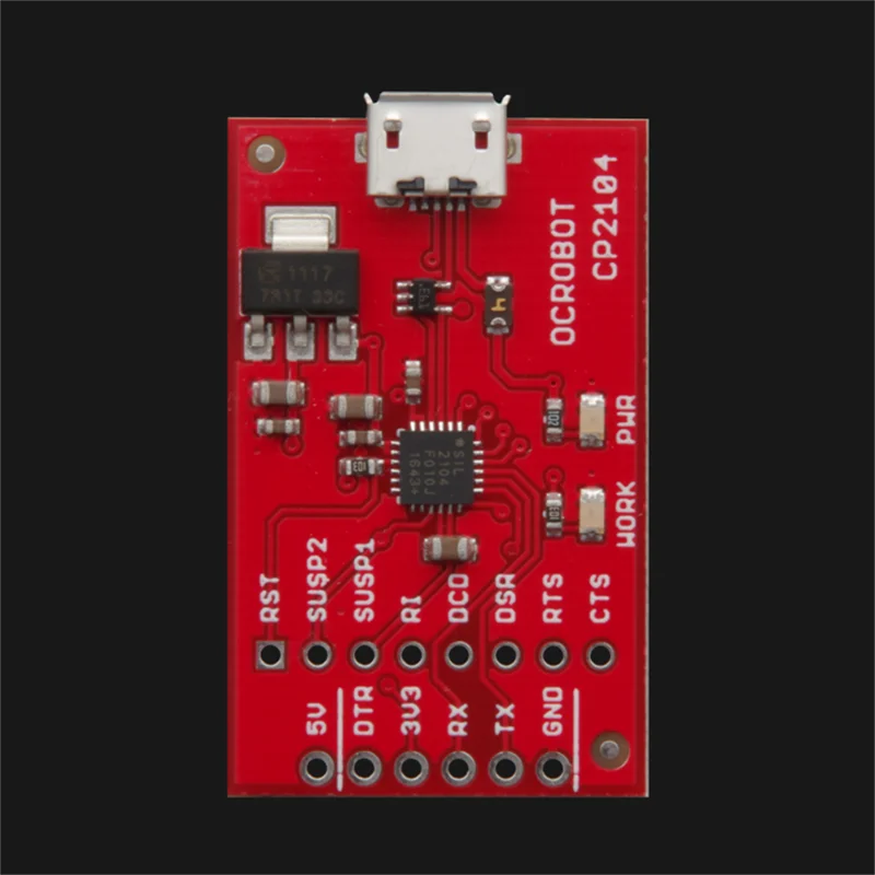 Puerto USB a serie cp2104, fuente de alimentación de alta potencia de 3,3 v, nivel TTL, depuración inalámbrica Bluetooth